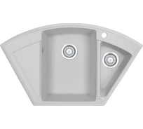 Кухонная мойка Granula GR-9001 кварцевая арктик