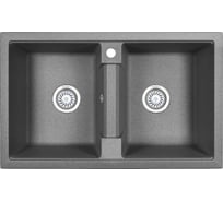 Кухонная мойка Granula GR-8101 кварцевая графит