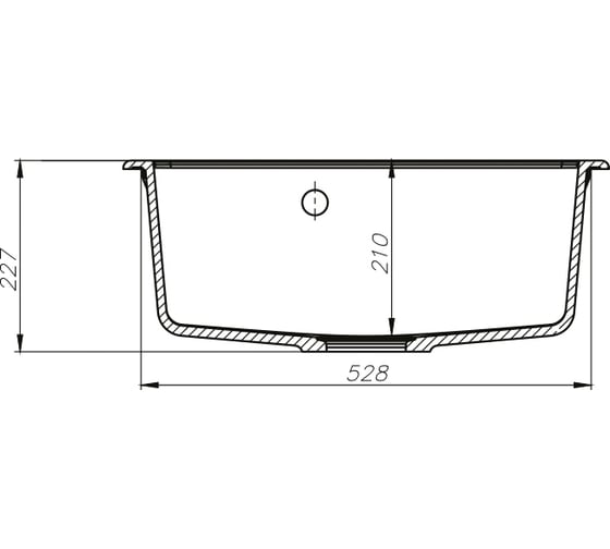 Кухонная мойка IDDIS Vane G Granucryl одна чаша 570x500 мм шоколад V31C571i87