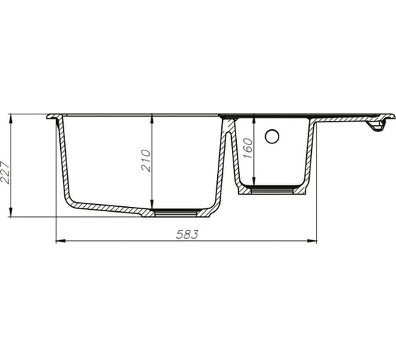 Мойка IDDIS Vane G granucryl, сафари, 1 1/2 чаши, 780х500 V19S785i87