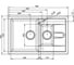 Мойка IDDIS Vane G granucryl, сафари, 1 1/2 чаши, 780х500 V19S785i87 3