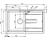 Мойка IDDIS Vane G granucryl, песок 780х500 V13P781i87 3