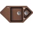Мойка IDDIS Vane G granucryl, шоколад, угловая, 1 1/2 чаши, 960х500 V36C965i87 1
