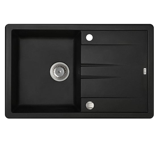 Мойка IDDIS Vane G granucryl, черная, 780х500 V11B781i87 1