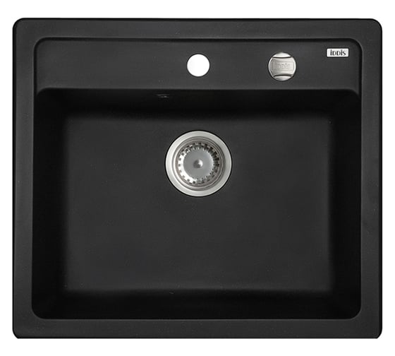 Мойка IDDIS Vane G granucryl, черная, 570х500 V01B571i87