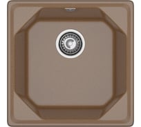 Мраморная мойка GRANFEST UNIQUE GF-U-500 1-чаша, 500х500 мм, терракот U-500 тер