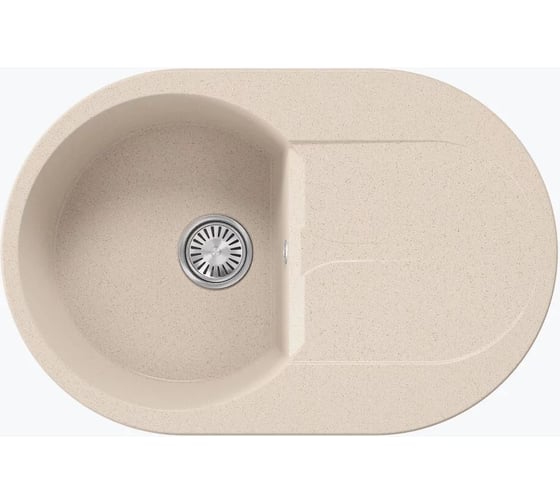 Кухонная мойка Polygran atol-760 №327 кремовый 854857