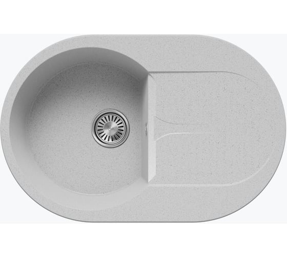Кухонная мойка Polygran atol-760 №314 светло-серый 854864