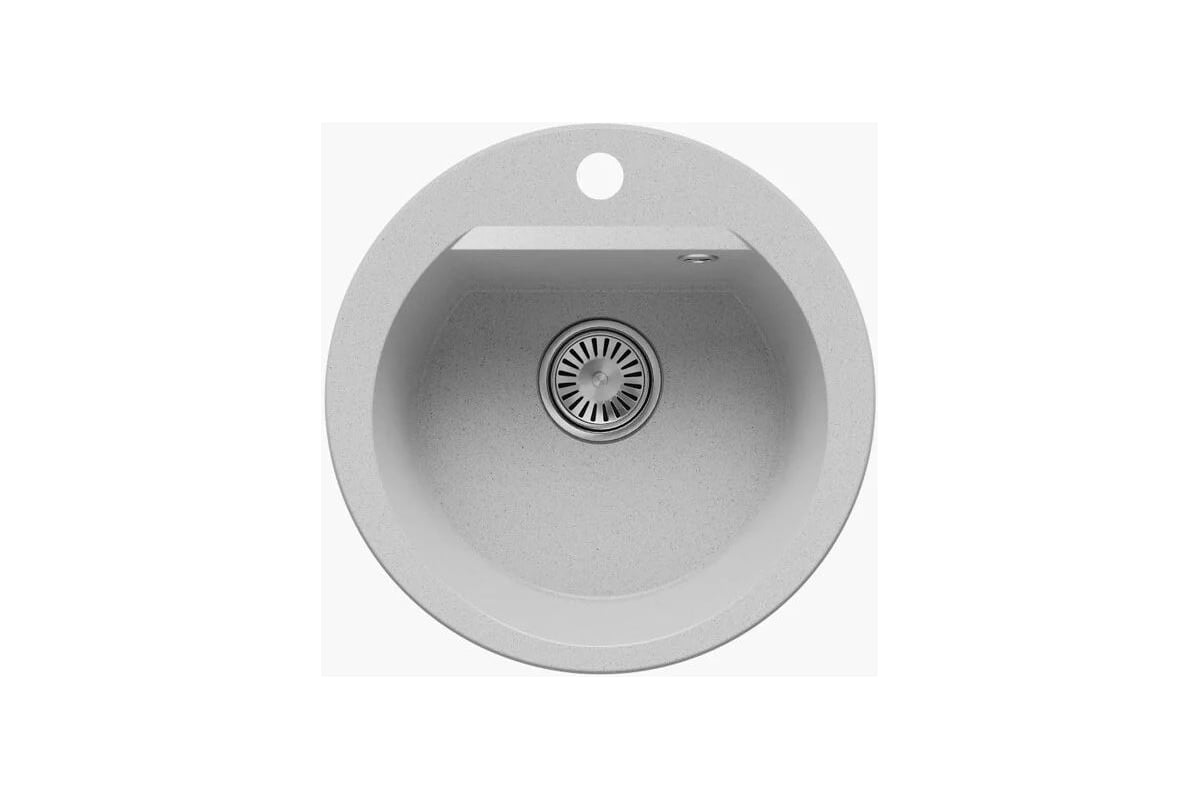 Кухонная мойка Polygran atol-520 №314 светло-серый 854789 - выгодная ...