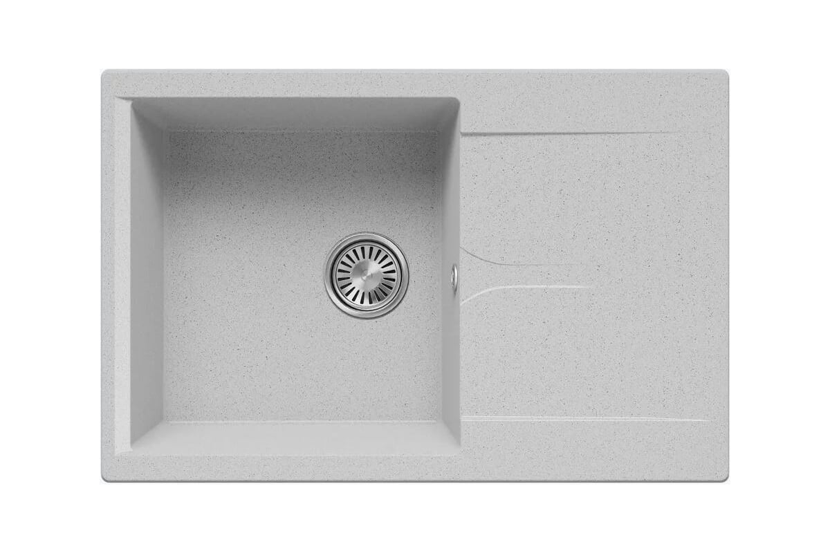 Кухонная мойка Polygran gals-760 №314 светло-серый 855045 - выгодная ...