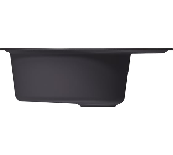 Мойка MIXLINE ML-GM17 овальная с крылом, шоколад 345, 580х470х180 мм NEW 551947