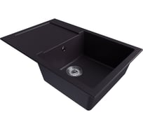 Мойка MIXLINE ML-GM31 с крылом, шоколад 345, 770х500х190 мм NEW 552198