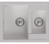 Мойка MIXLINE ML-GM21 двухчашевая, ультра-белая 341, 600х500х190 мм 552017