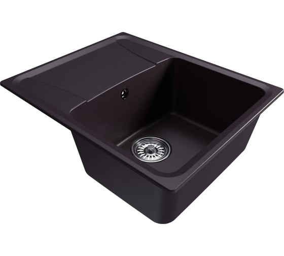 Мойка MIXLINE ML-GM26 с крылом, шоколад 345, 580х470х190 мм NEW 552088