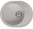 Мойка MIXLINE ML-GM17 овальная с крылом, белая 331, 580х470х180 мм NEW 551942 1