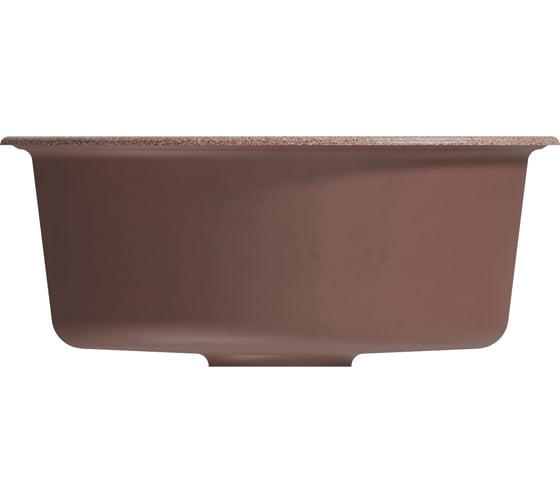 Мойка MIXLINE ML-GM09 круглая, терракотовая 307, 510 мм глубина чаши 190 NEW 551794