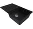 Мойка MIXLINE ML-GM20 с крылом, ультра-черная 344, 830х480х190 мм NEW 552008 2