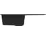 Мойка MIXLINE ML-GM20 с крылом, ультра-черная 344, 830х480х190 мм NEW 552008 4