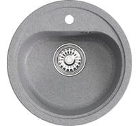 Мойка MIXLINE ML-GM10 круглая, графит 342, 440 мм, глубина чаши 180 NEW 551815