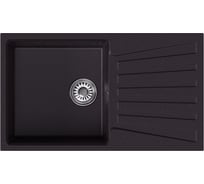 Мойка MIXLINE ML-GM20 с крылом, шоколад 345, 830х480х190мм NEW 552009