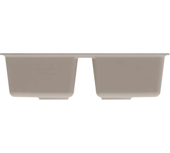 Мойка MIXLINE ML-GM23 двухчашевая, белая 331, 770х500х190 мм NEW 552041