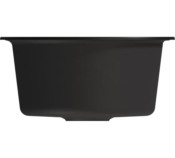 Мойка MIXLINE ML-GM12 круглая, ультра-черная 344, 480 мм глубина чаши 210 NEW 551841