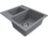 Мойка MIXLINE ML-GM21 двухчашевая, темно-серая 309, 600х500х190мм 552013 2