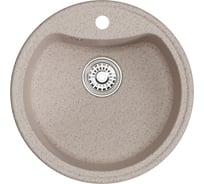 Мойка MIXLINE ML-GM09 круглая, песочная 302, 510 мм глубина чаши 190 NEW 551793