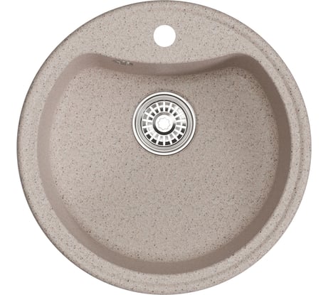 Мойка MIXLINE ML-GM09 круглая, песочная 302, 510 мм глубина чаши 190 NEW 551793