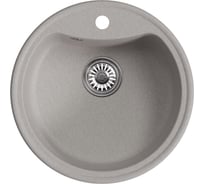 Мойка MIXLINE ML-GM09 круглая, серая 310, 510 мм, глубина чаши 190 NEW 551799