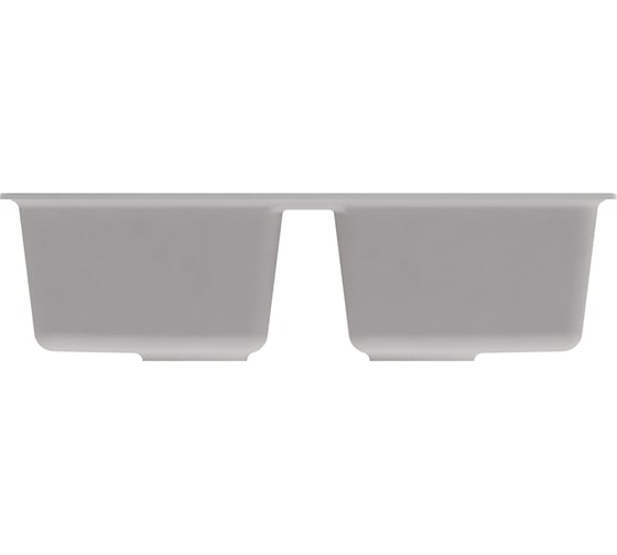 Мойка MIXLINE ML-GM23 двухчашевая, ультра-белая 341, 770х500х190 мм NEW 552042