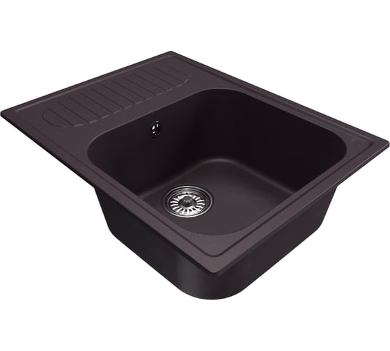 Мойка MIXLINE ML-GM18 с крылом, шоколад 345, 640х490х190 мм NEW 551979
