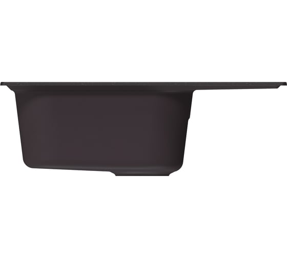 Мойка MIXLINE ML-GM18 с крылом, шоколад 345, 640х490х190 мм NEW 551979