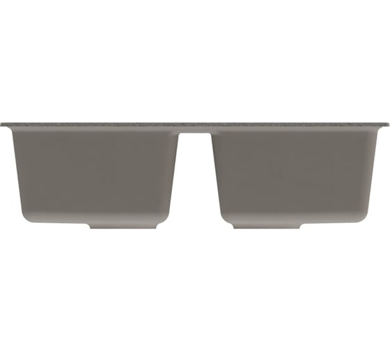 Мойка MIXLINE двухчашевая, серая 310, 770х500х190 мм ML-GM23 NEW 552039