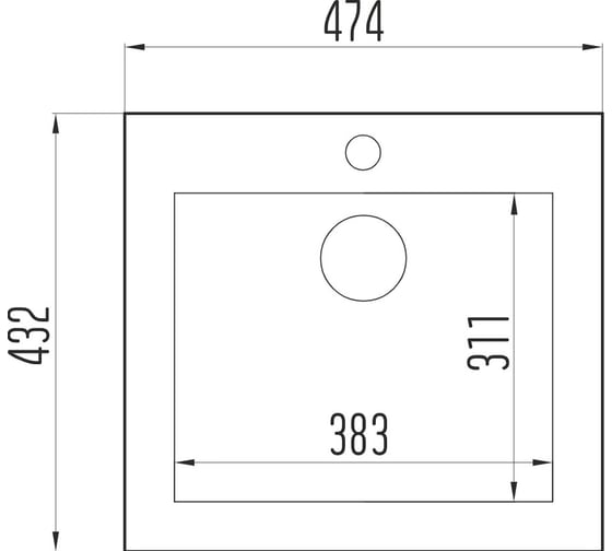 Мойка Formastone FG 48-44 435 латте 4630035123250