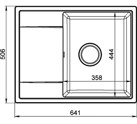 Мойка Formastone FG 65-51 404 антрацит 4630035123526