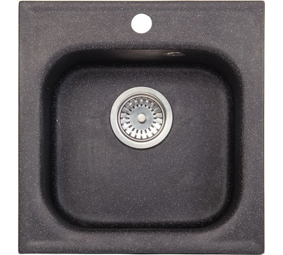 Кухонная мойка AquaGranitEx черный M-43/308 1