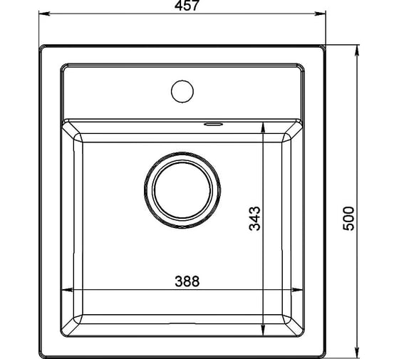 Мойка Formastone FG 50-46 435 латте 4630037800777