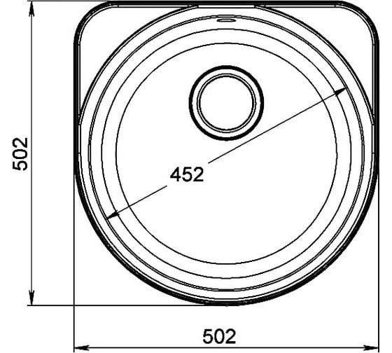 Мойка Formastone FG 51F Церера 650 белый арктик 4630037802139