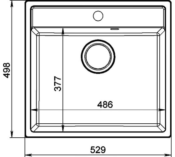 Мойка Formastone FG 52-50 650 белый арктик 4630037802221