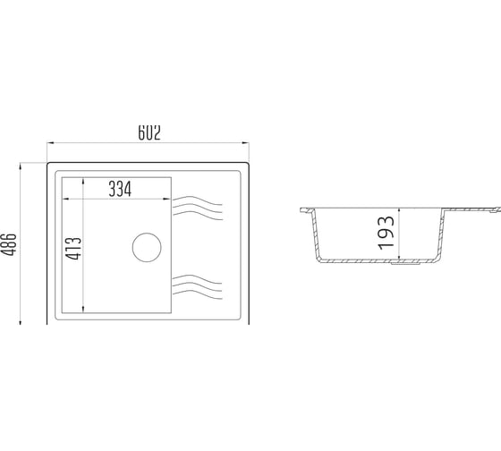 Мойка Formastone FG 61-48 404 антрацит 4660014861002