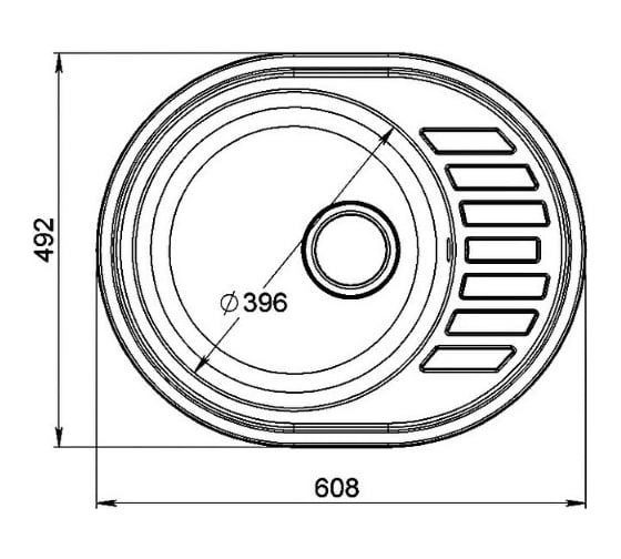 Мойка Formastone FG 61-50 471 иней 4630035123519