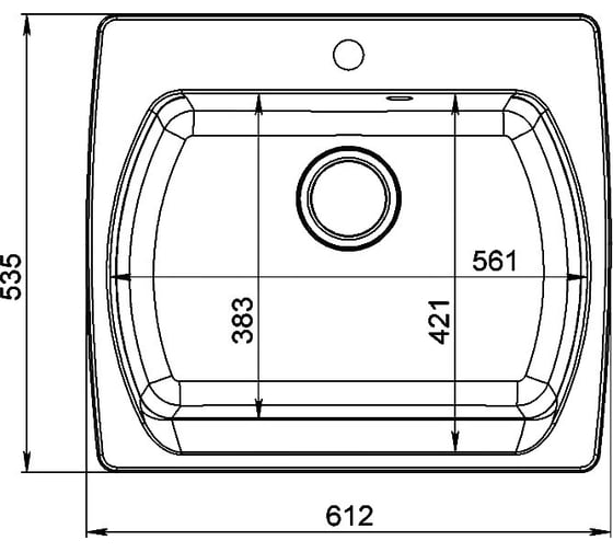 Мойка Formastone NOVA 60-53 бежевый 4630037804904