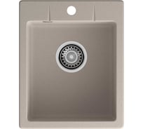 Мойка GranFest URBAN 240 1-чаша 400х490 мм, песочный арт.GF-UR- 240 песочный