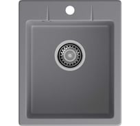 Мойка GranFest URBAN 240 1 чаша, 400х490 мм GF-UR-240 темно-серый