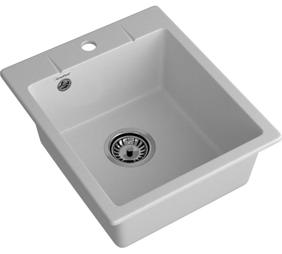 Мойка GranFest URBAN 242 1 чаша, 420х490 мм GF-UR-242 серый