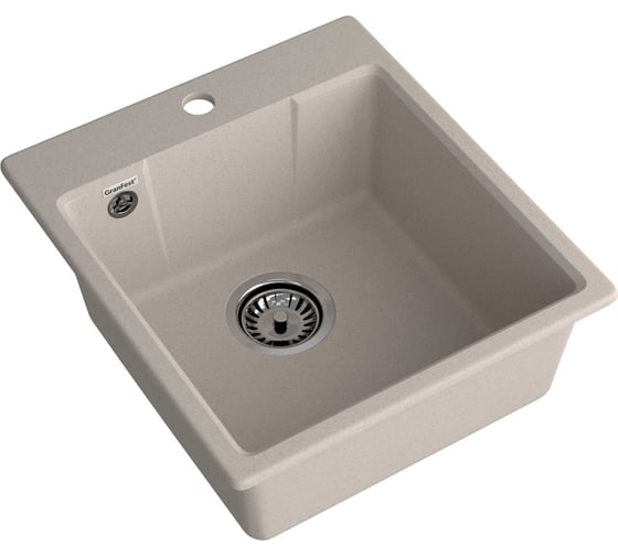 Мойка GranFest URBAN 644 1 чаша, 440х490 мм GF-UR-644 песочный