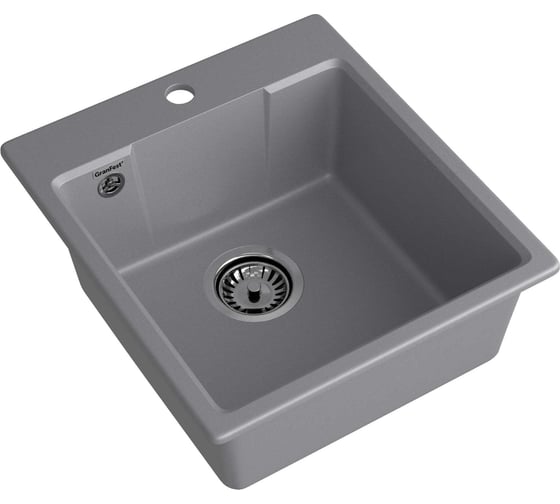Мойка GranFest URBAN 644 1 чаша, 440х490 мм GF-UR-644 темно-серый