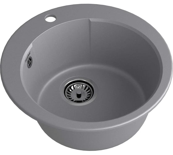 Мойка GranFest URBAN 649 1 чаша, D-490 мм GF-UR-649 темно-серый