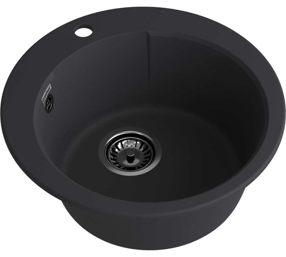 Мойка GranFest URBAN 649 1 чаша, D-490 мм GF-UR-649 черный